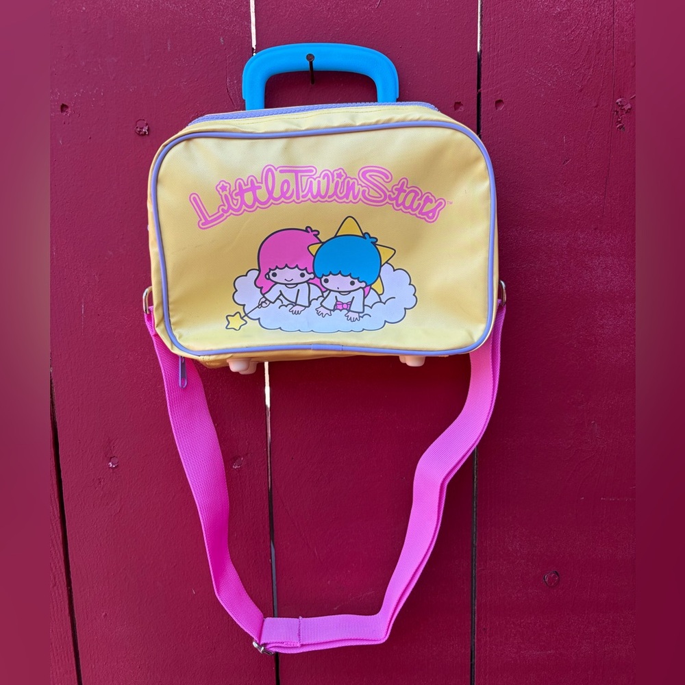Dumbgood Little Twin Stars Mini Suitcase Crossbody Bag
